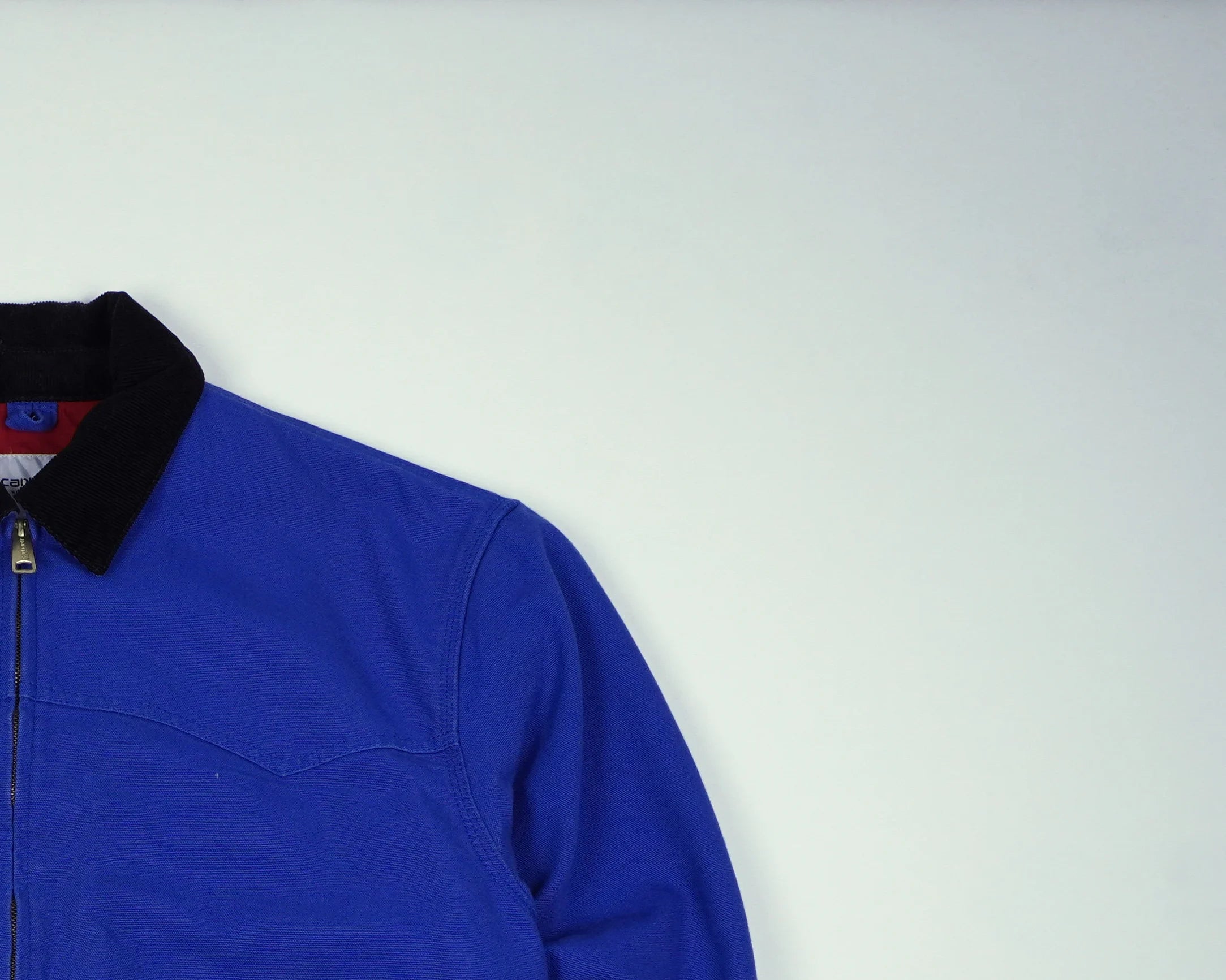 Carhartt Blue Santa Fe Bomber Jacket M Cotton