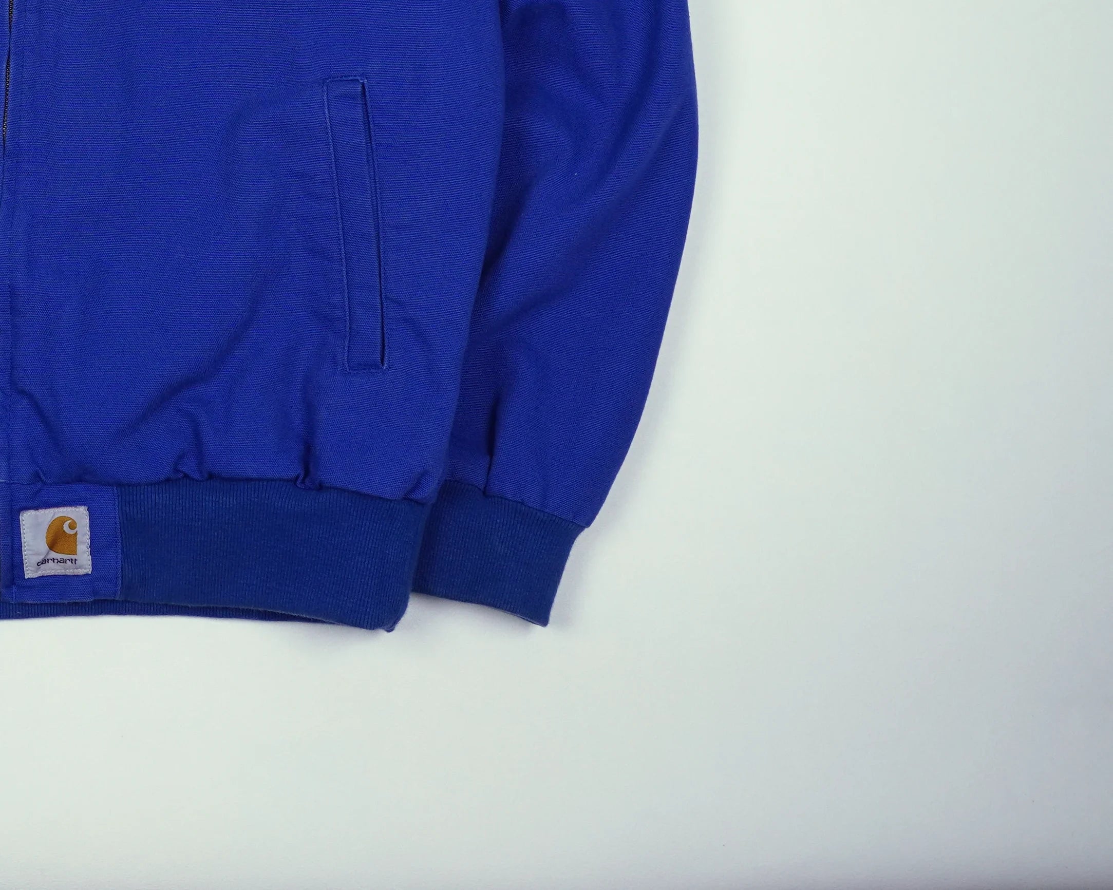 Carhartt Blue Santa Fe Bomber Jacket M Cotton