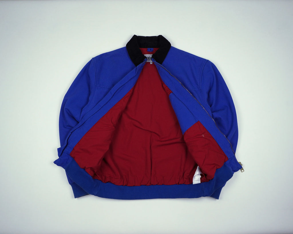 Carhartt Blue Santa Fe Bomber Jacket M Cotton