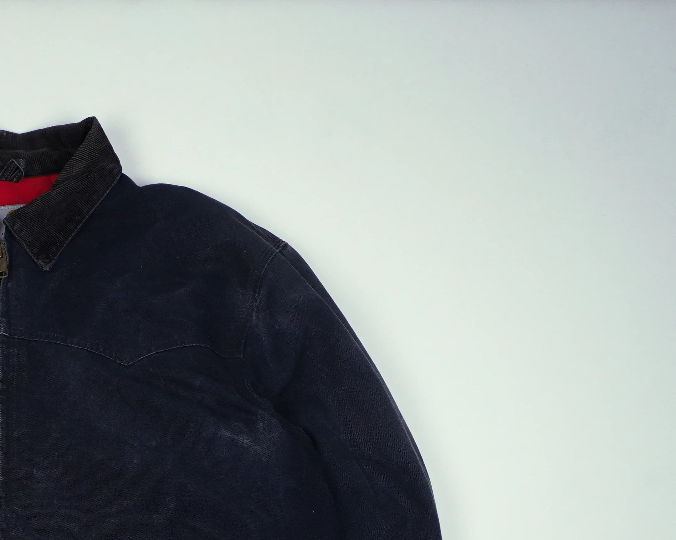 Carhartt Navy Santa Fe Bomber Jacket XL Cotton