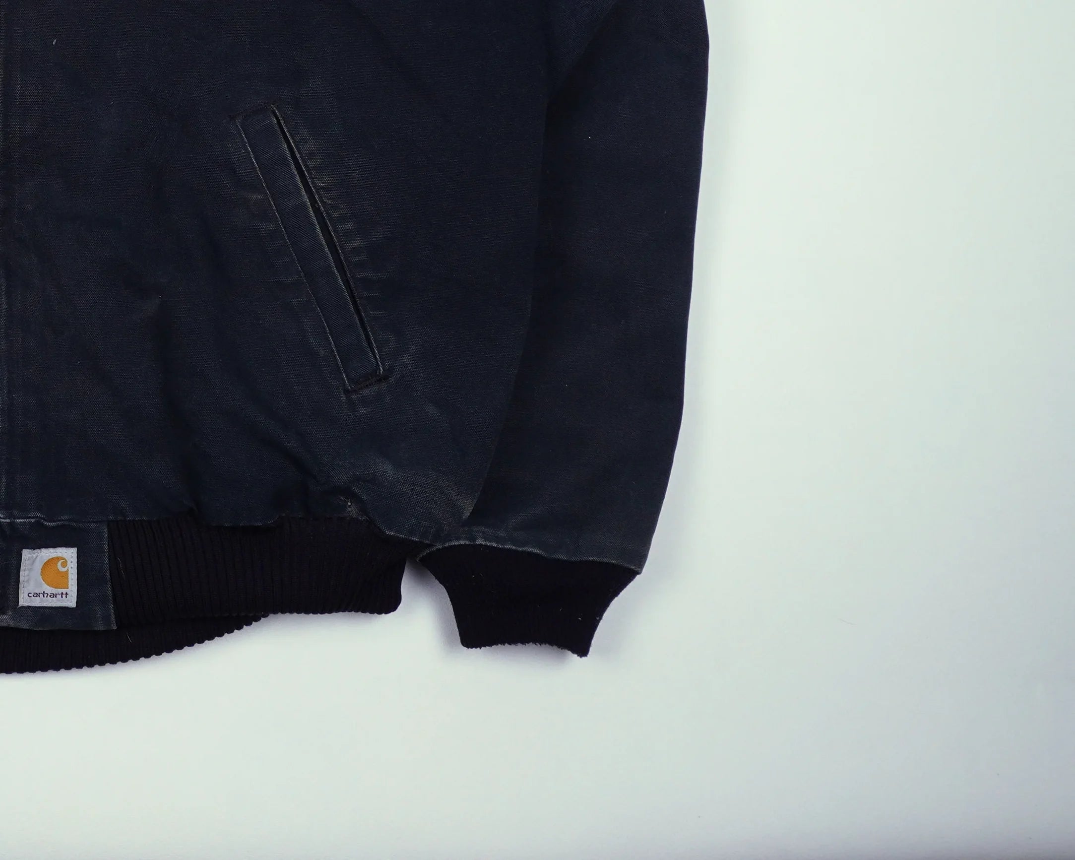 Carhartt Navy Santa Fe Bomber Jacket XL Cotton