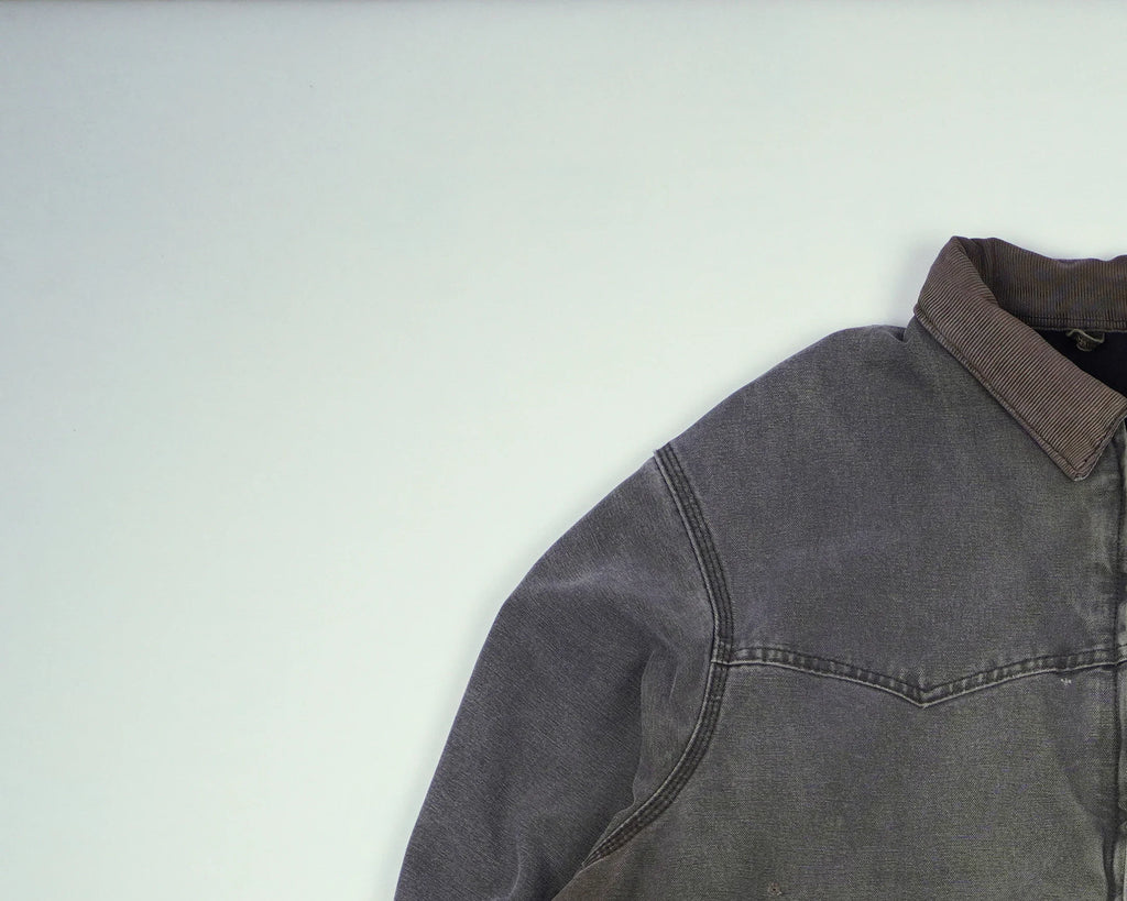 Carhartt Grey Santa Fe Bomber Jacket XL Cotton