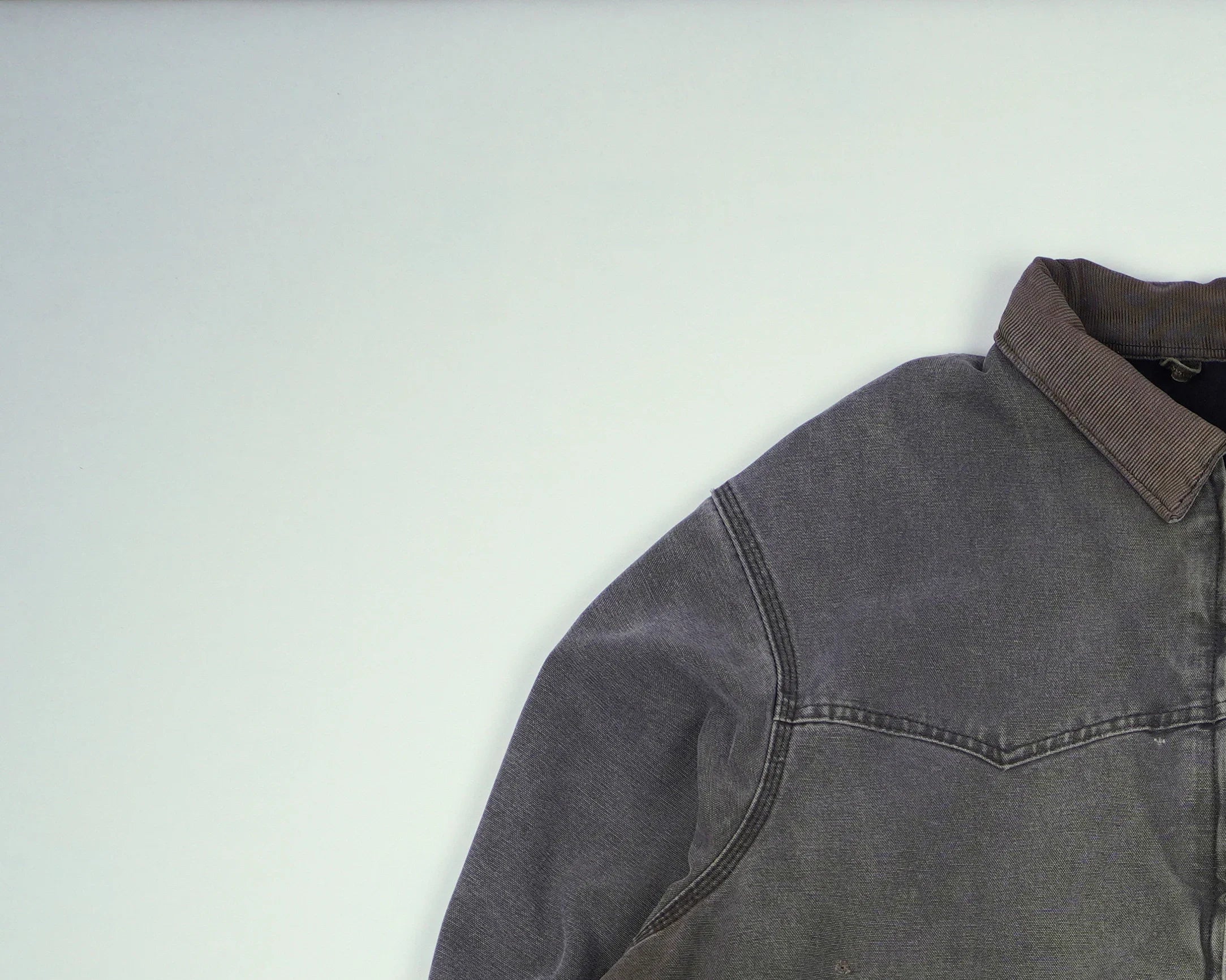 Carhartt Grey Santa Fe Bomber Jacket XL Cotton