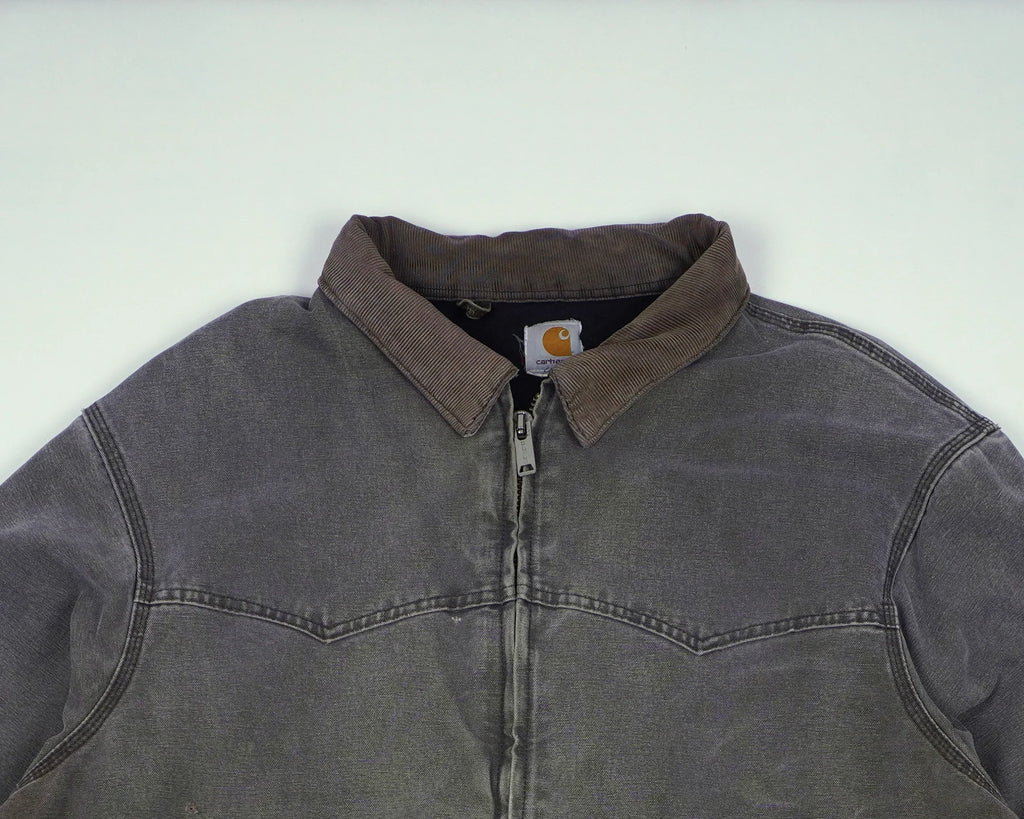 Carhartt Grey Santa Fe Bomber Jacket XL Cotton