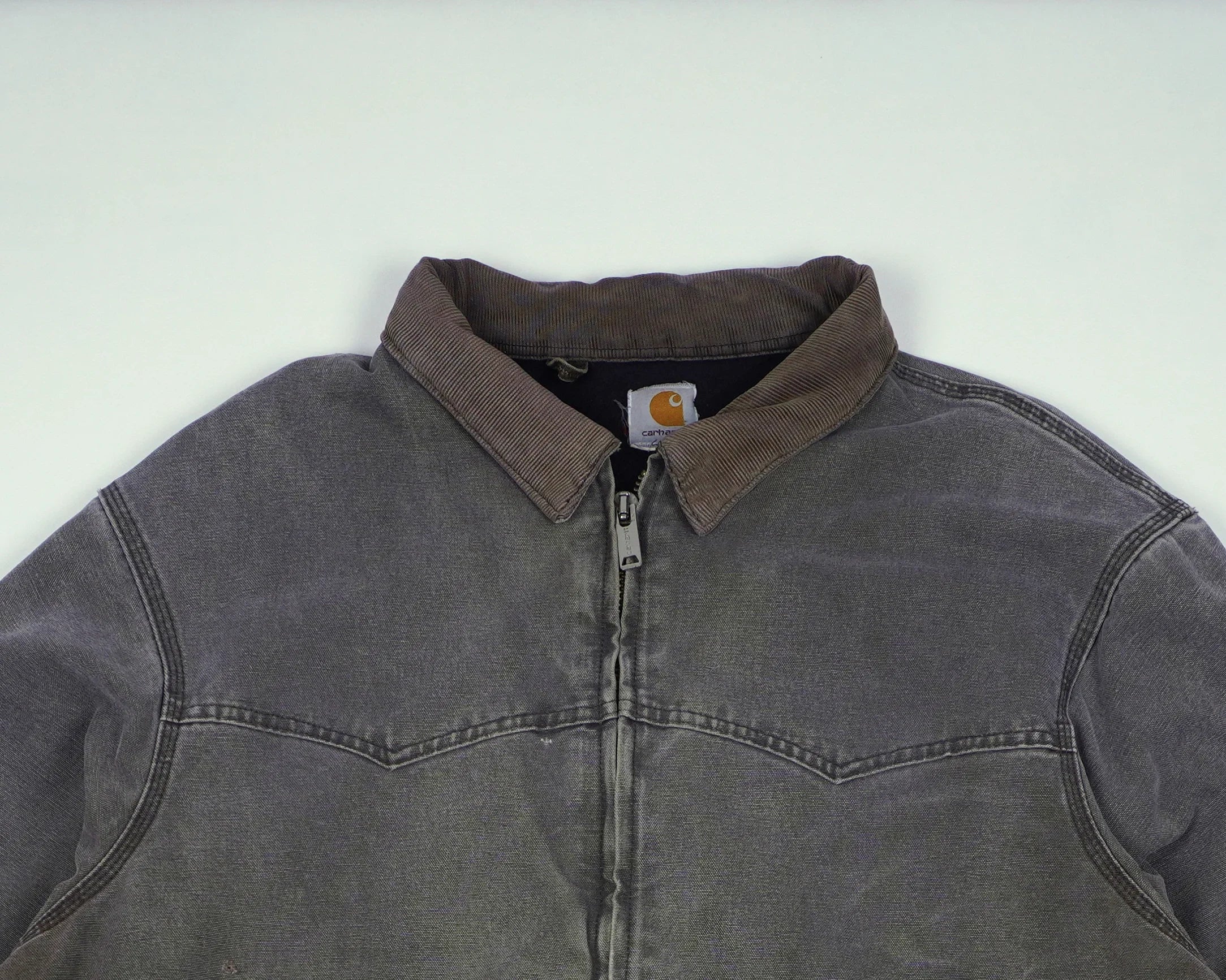 Carhartt Grey Santa Fe Bomber Jacket XL Cotton