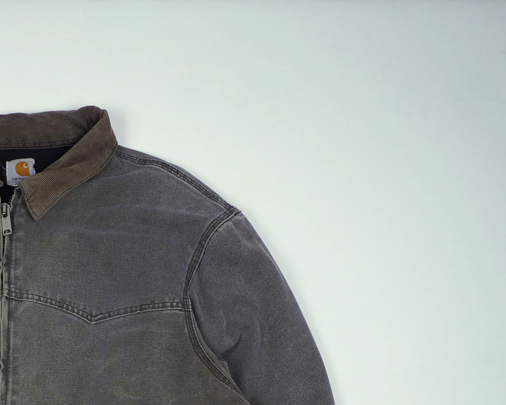 Carhartt Grey Santa Fe Bomber Jacket XL Cotton