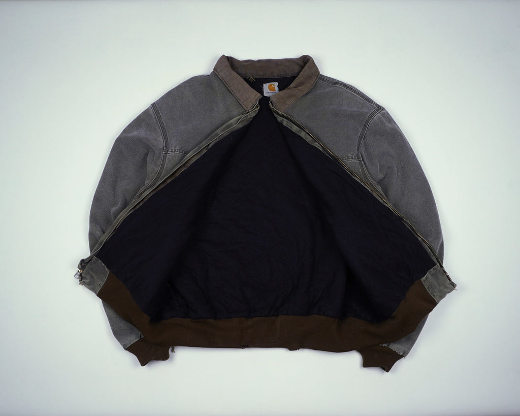 Carhartt Grey Santa Fe Bomber Jacket XL Cotton