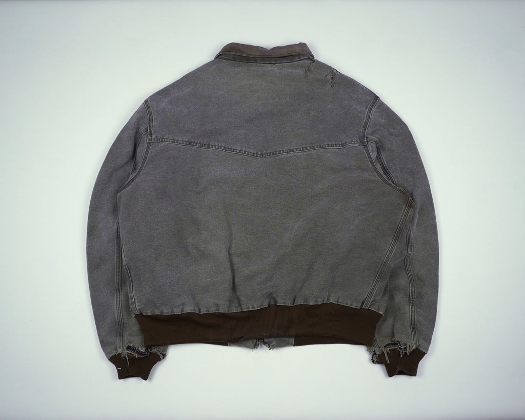 Carhartt Grey Santa Fe Bomber Jacket XL Cotton