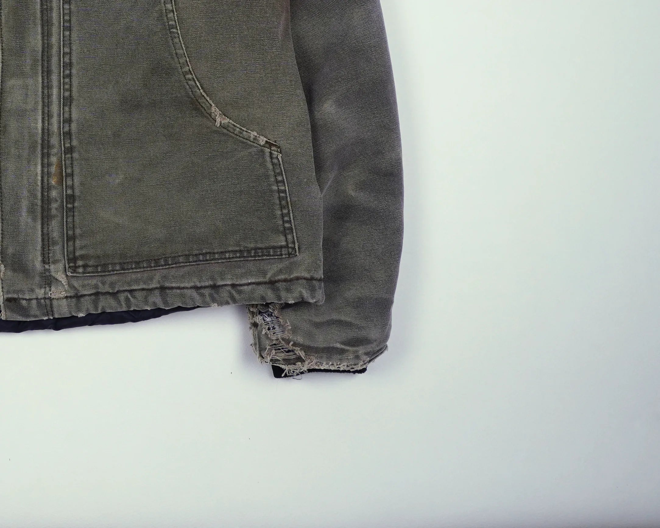 Carhartt Grey Arctic Jacket S Cotton