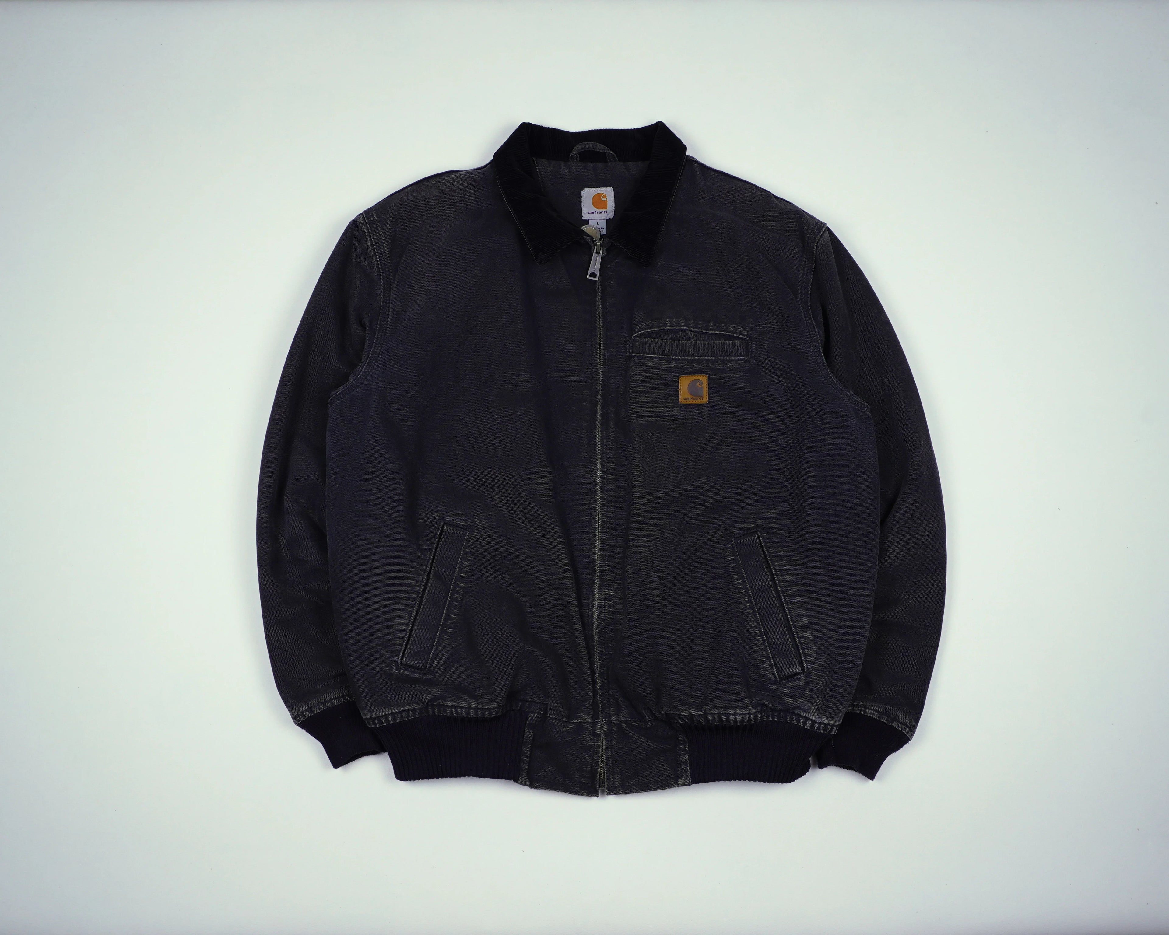 Carhartt Black Bankston Jacket L Canvas