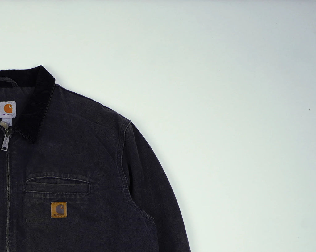 Carhartt Black Bankston Jacket L Canvas