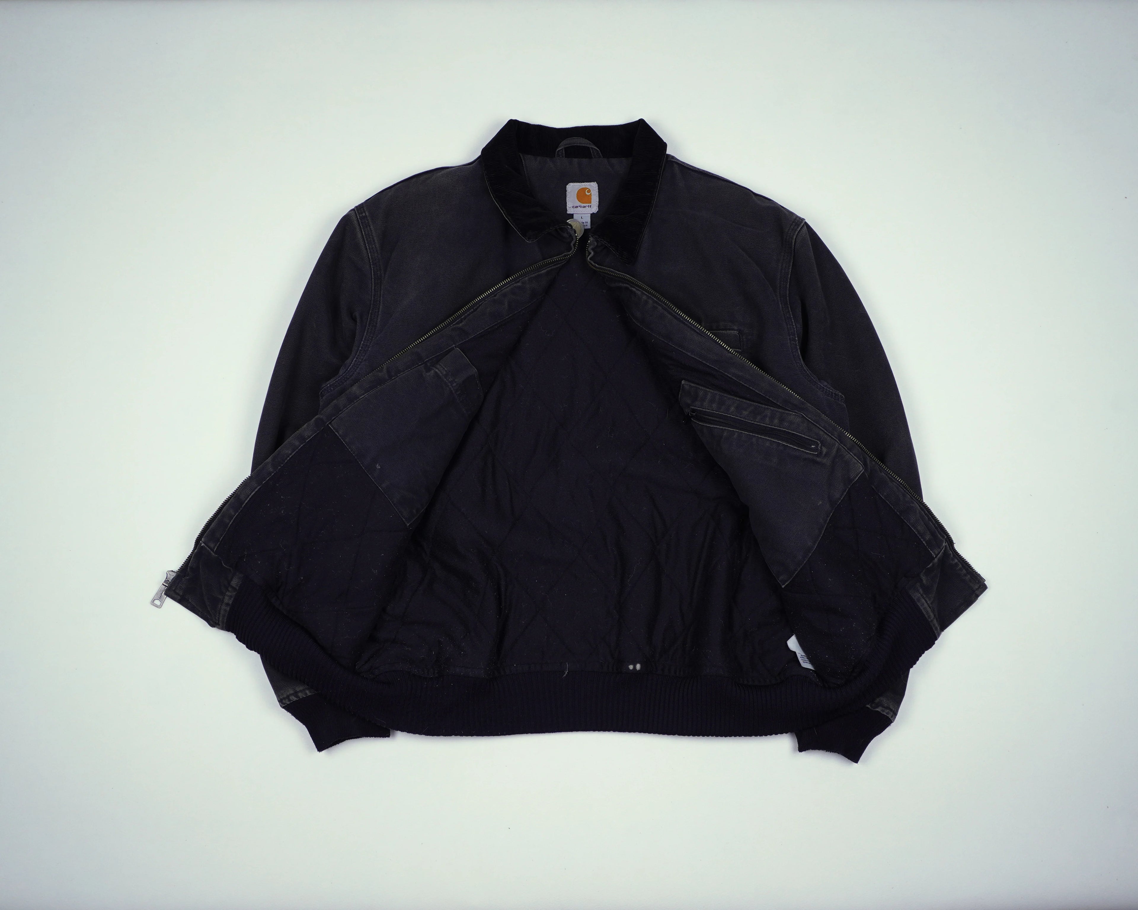 Carhartt Black Bankston Jacket L Canvas