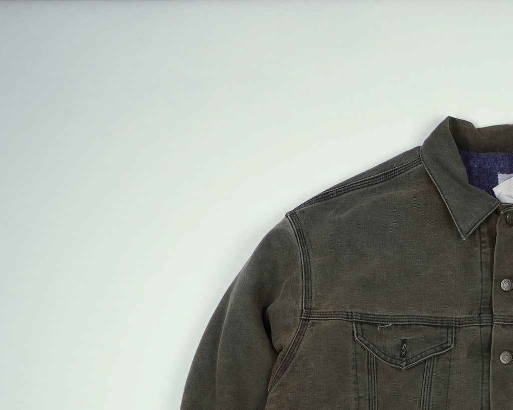 Carhartt Brown Trucker Detroit Jacket L Cotton