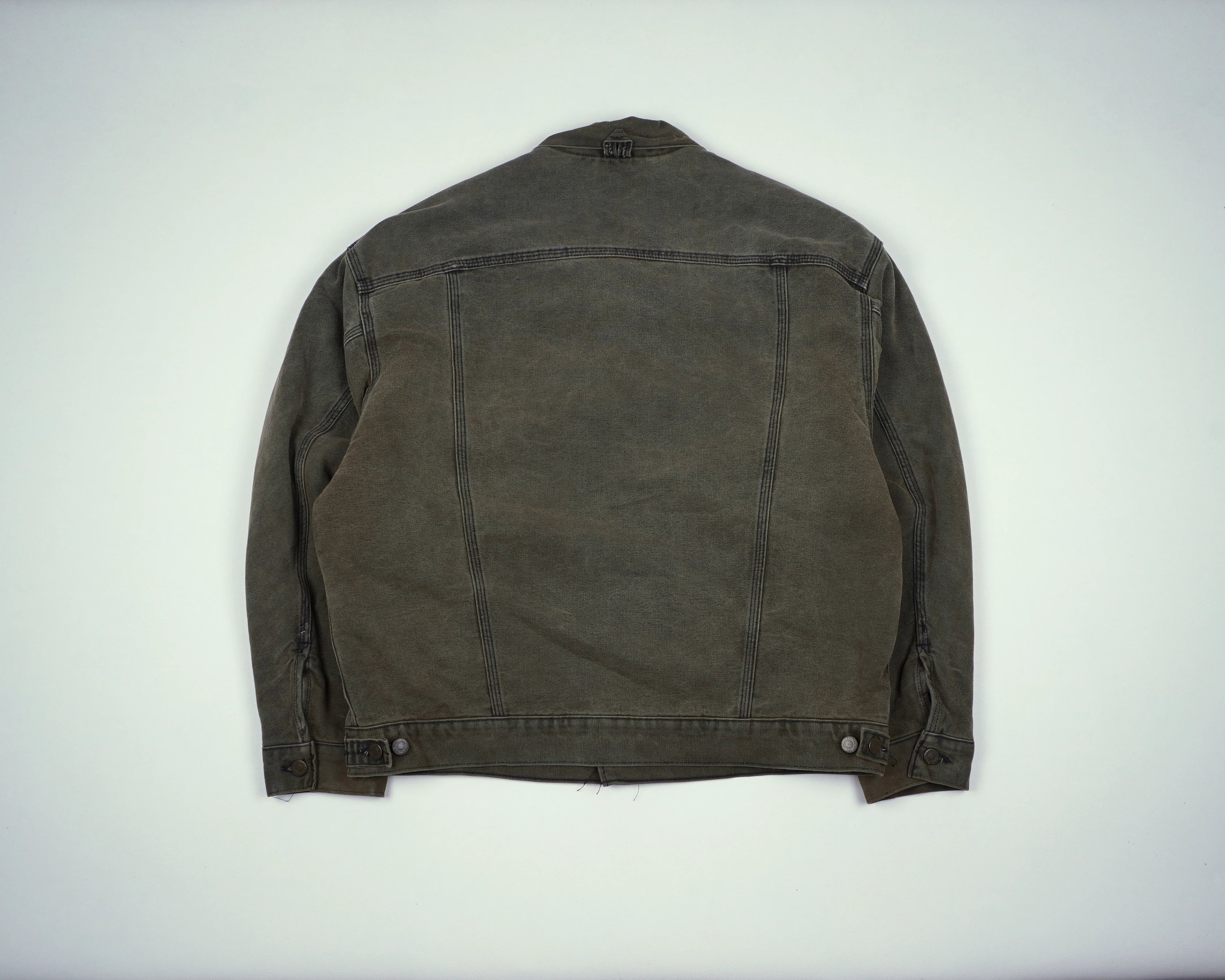 Carhartt Brown Trucker Detroit Jacket L Cotton