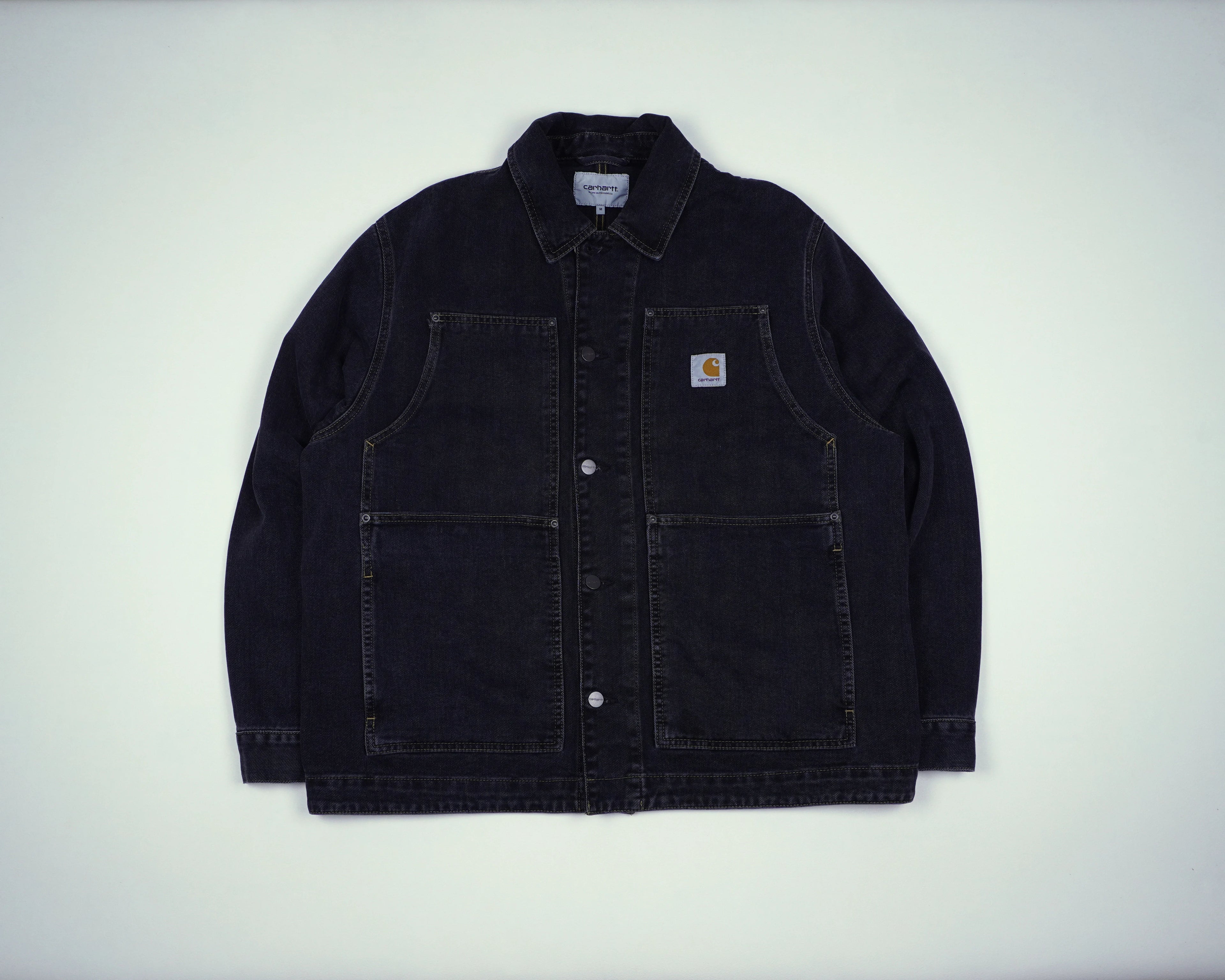 Carhartt Black Chore Coat M Denim