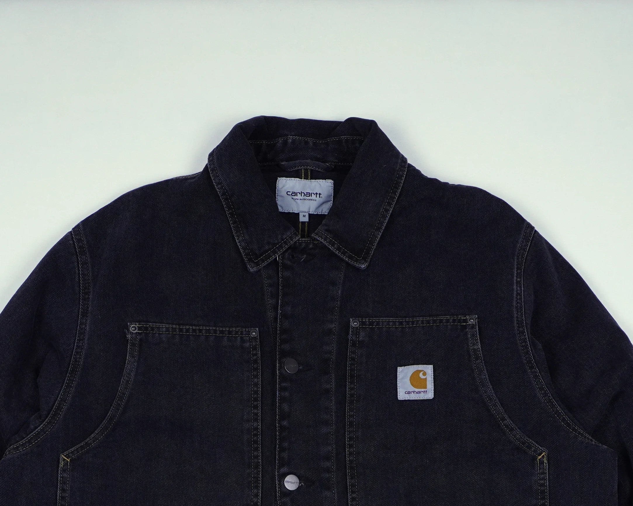 Carhartt Black Chore Coat M Denim