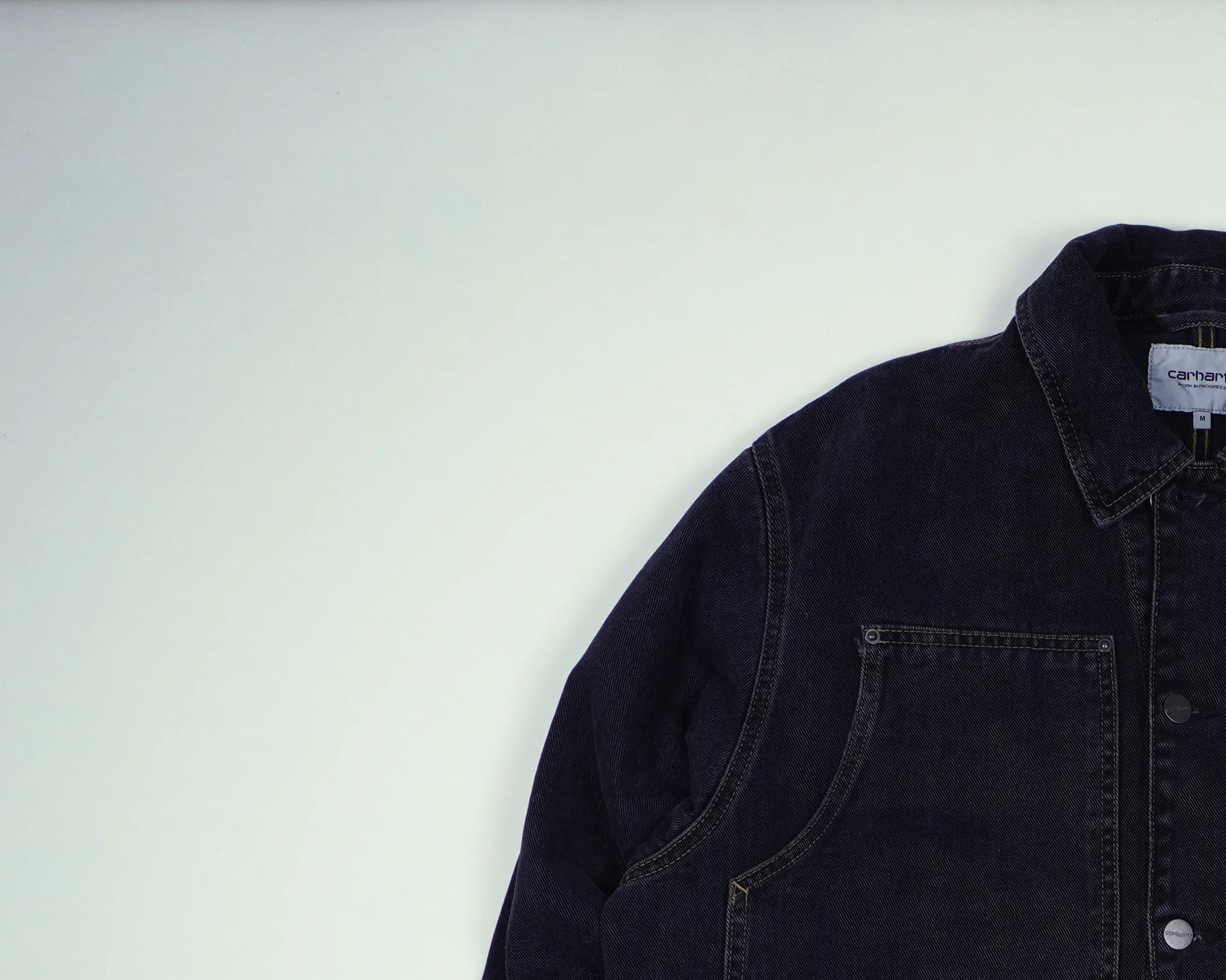 Carhartt Black Chore Coat M Denim