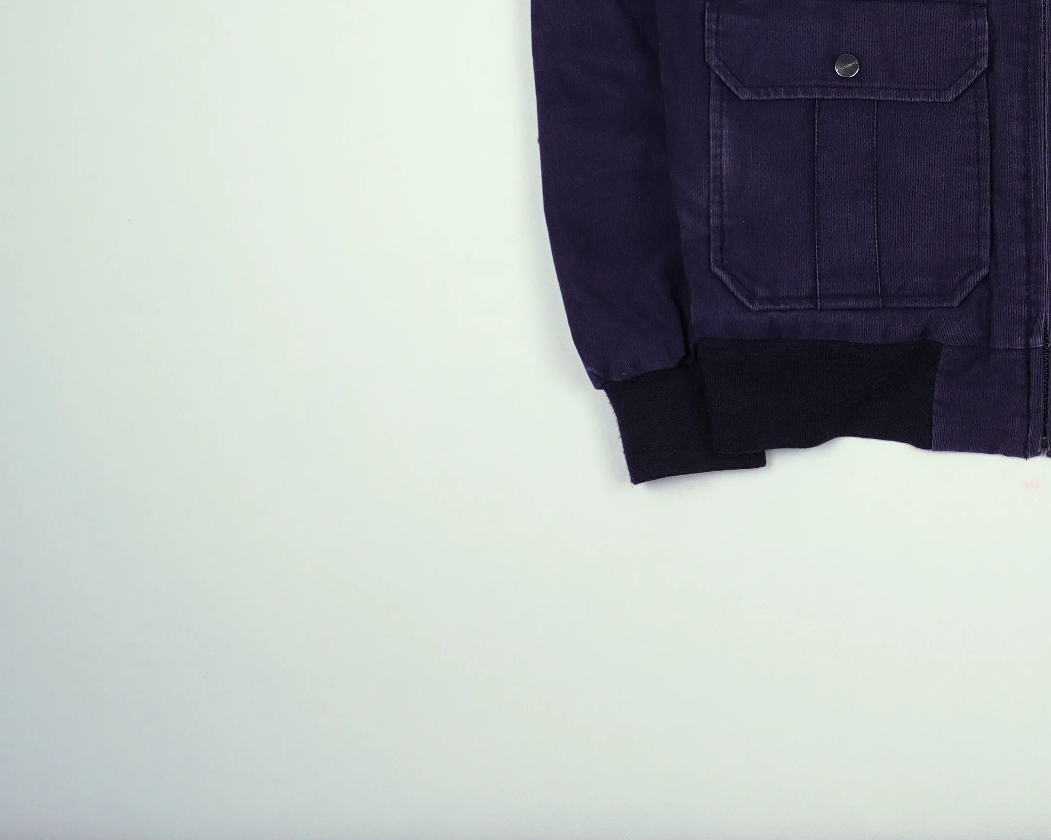 Carhartt Navy Pilot Bomber Jacket XS Cotton, Polyester