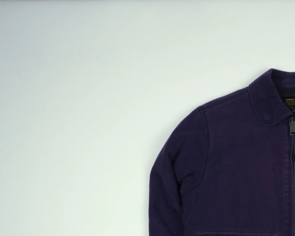 Carhartt Navy Pilot Bomber Jacket XS Cotton, Polyester