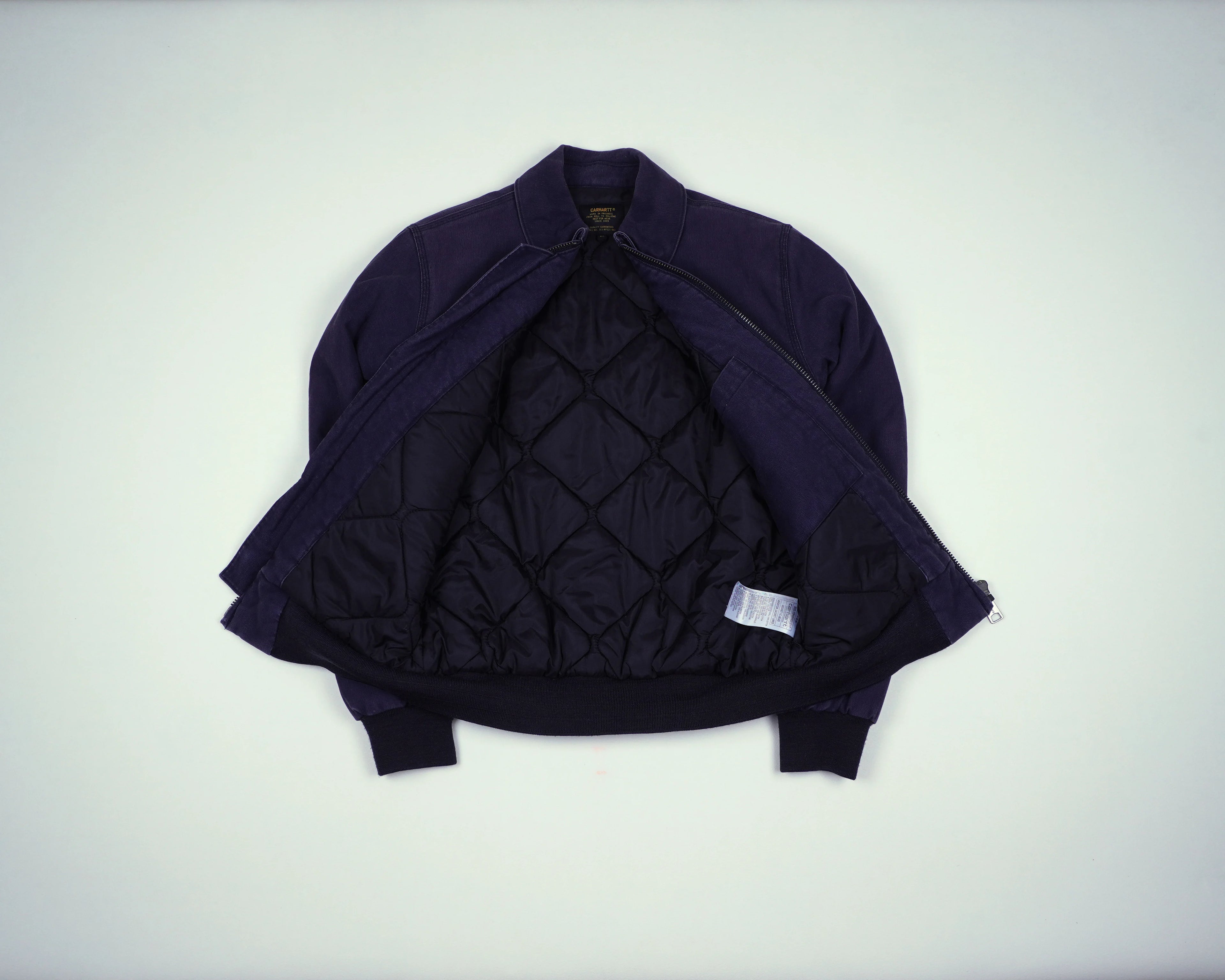 Carhartt Navy Pilot Bomber Jacket XS Cotton, Polyester