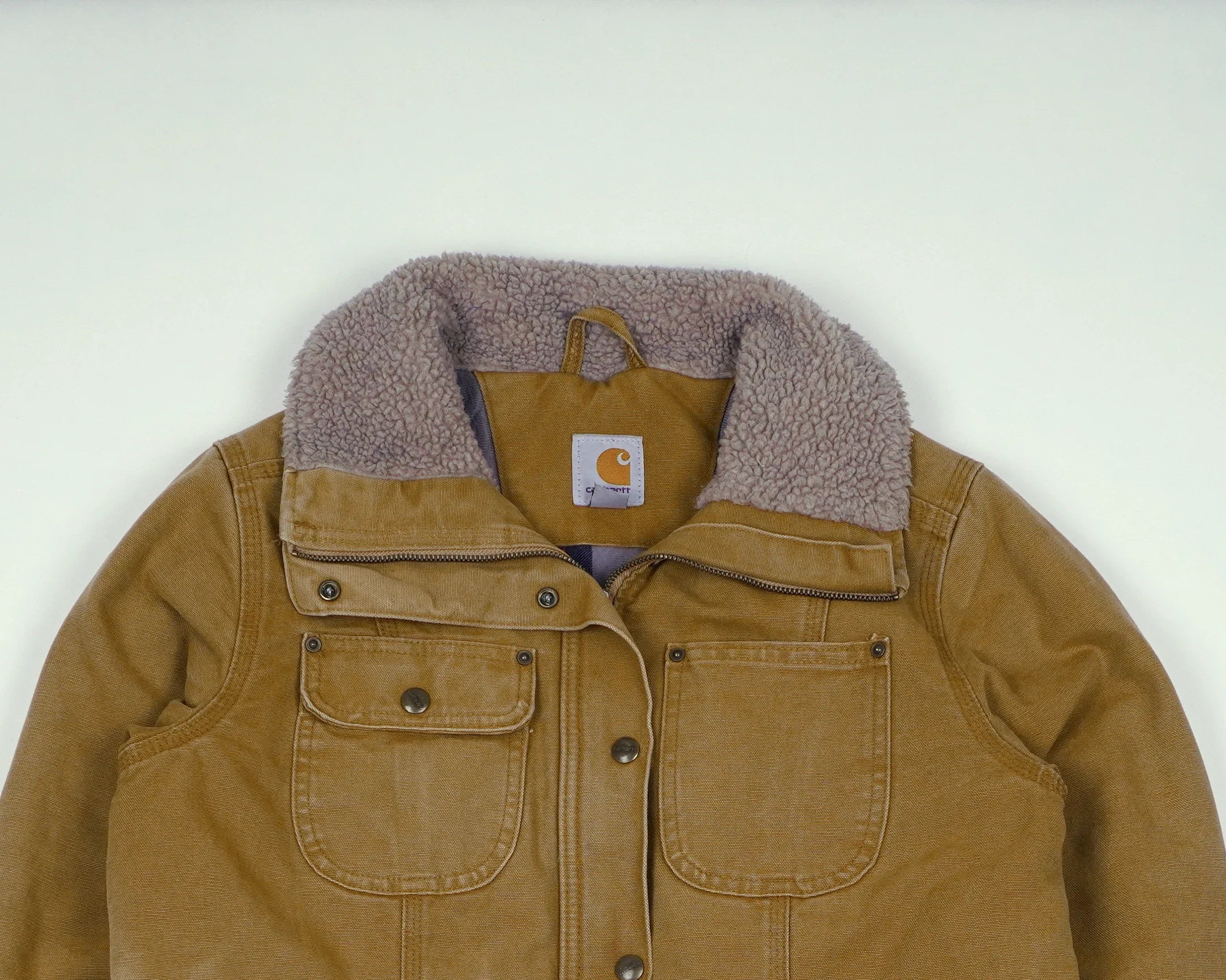 Carhartt Brown Sheep Wool Jacket S