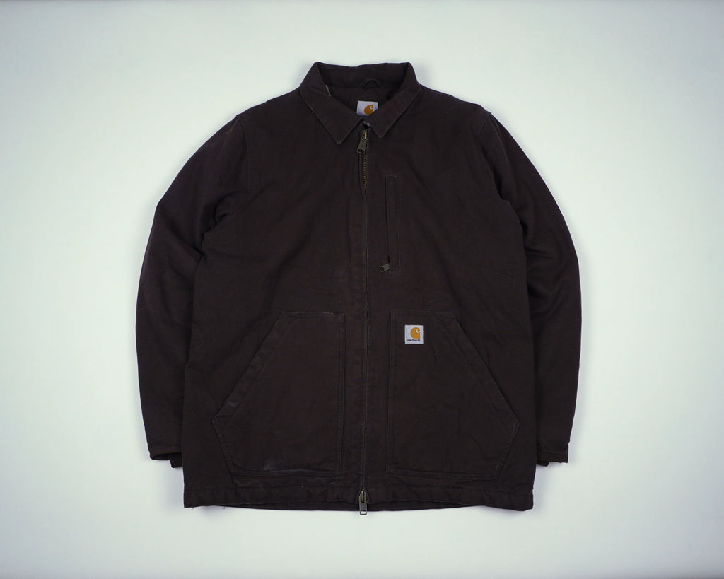 Carhartt Brown Field Jacket M Cotton, Polyester
