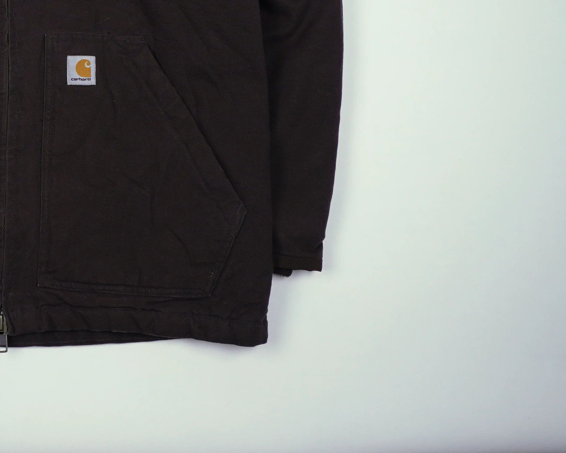 Carhartt Brown Field Jacket M Cotton, Polyester