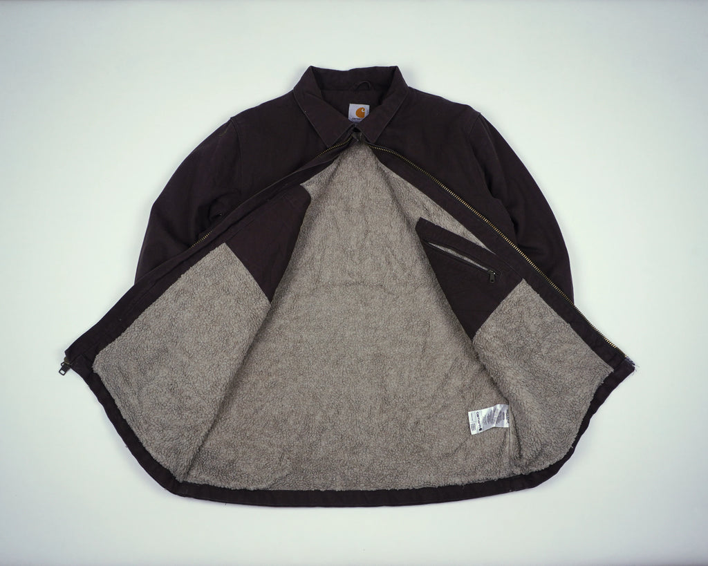 Carhartt Brown Field Jacket M Cotton, Polyester