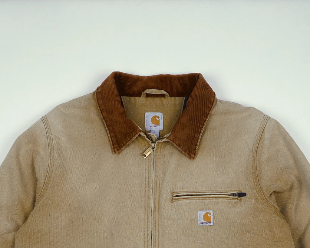 Carhartt Beige Detroit Jacket L Canvas