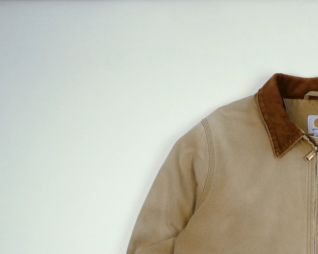 Carhartt Beige Detroit Jacket L Canvas