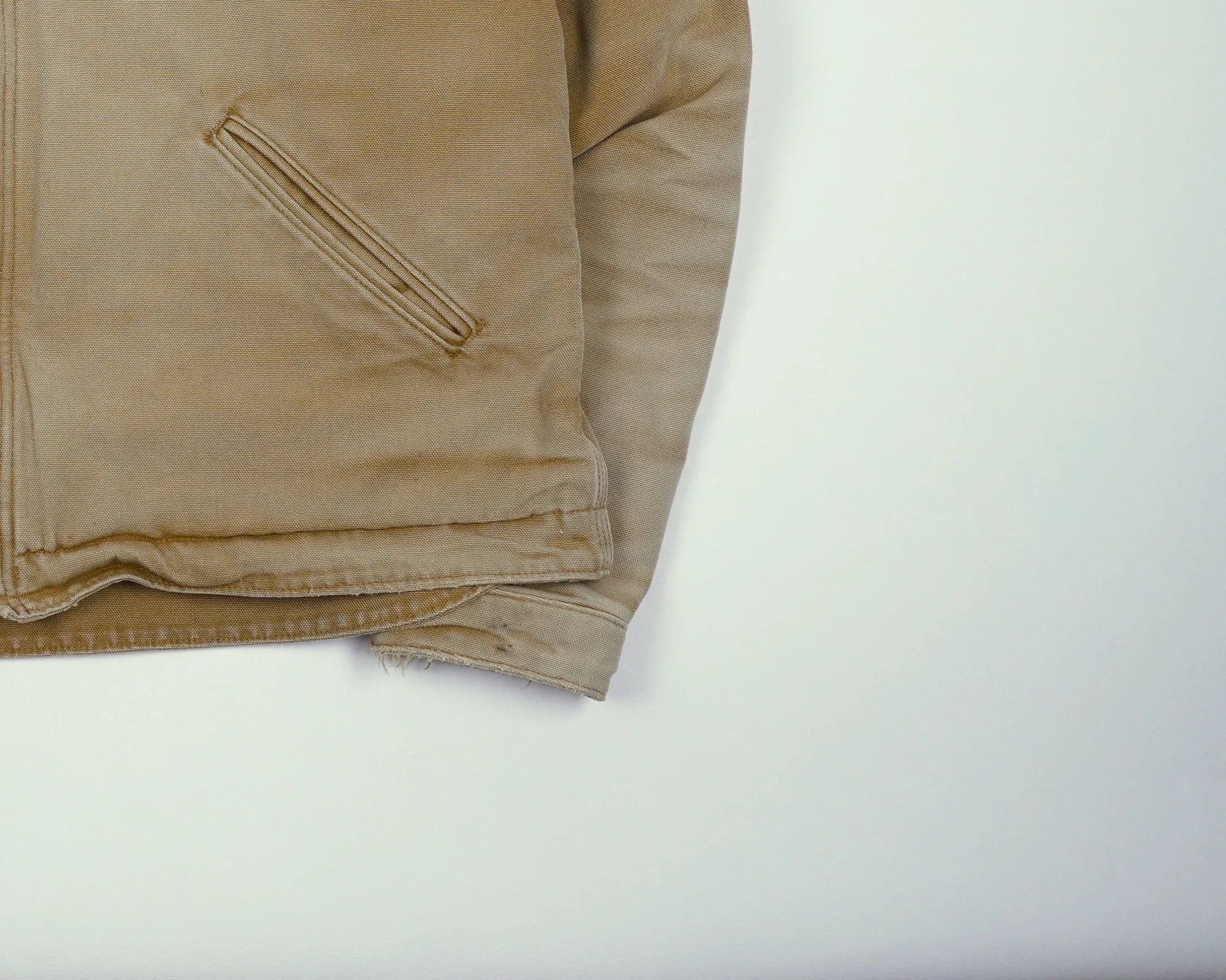 Carhartt Beige Detroit Jacket L Canvas