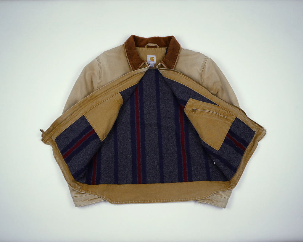 Carhartt Beige Detroit Jacket L Canvas