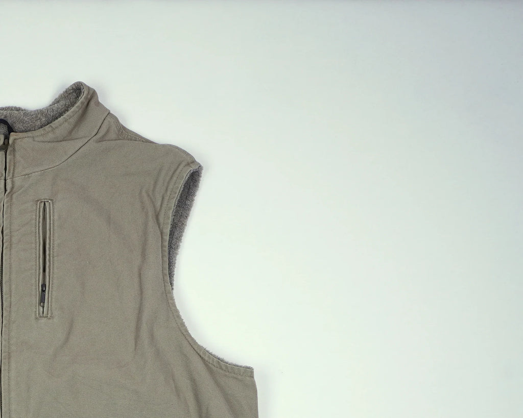 Carhartt Beige Vest XXL Cotton, Polyester