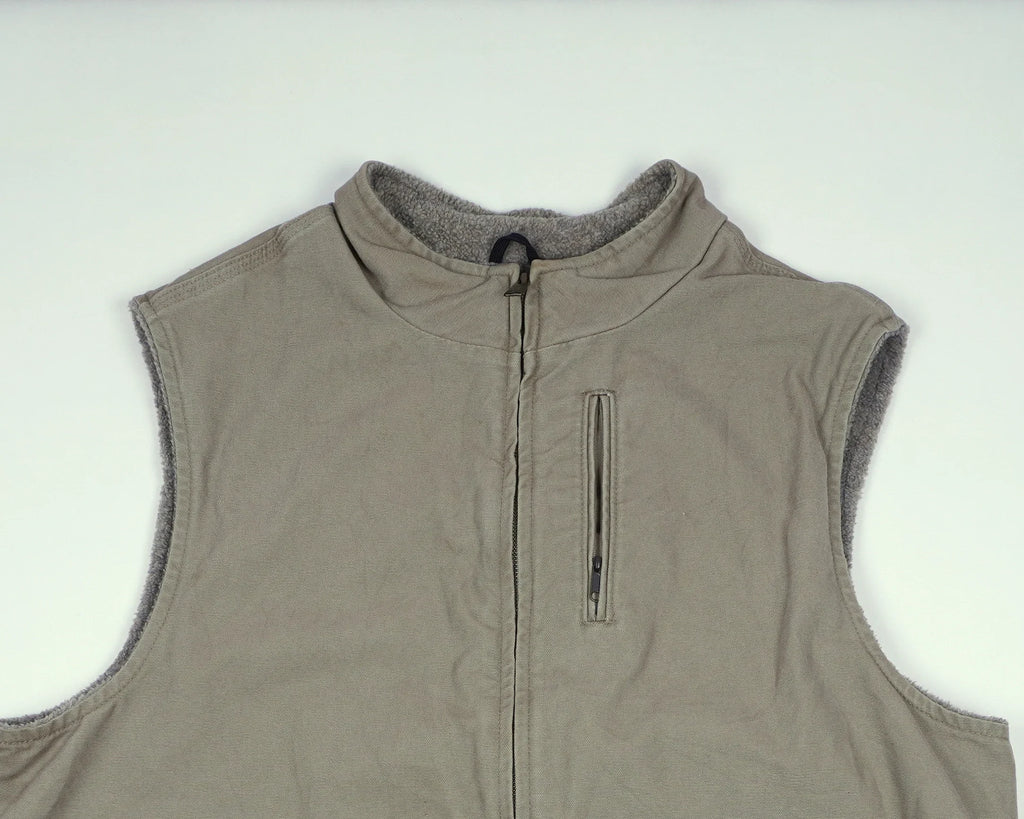 Carhartt Beige Vest XXL Cotton, Polyester