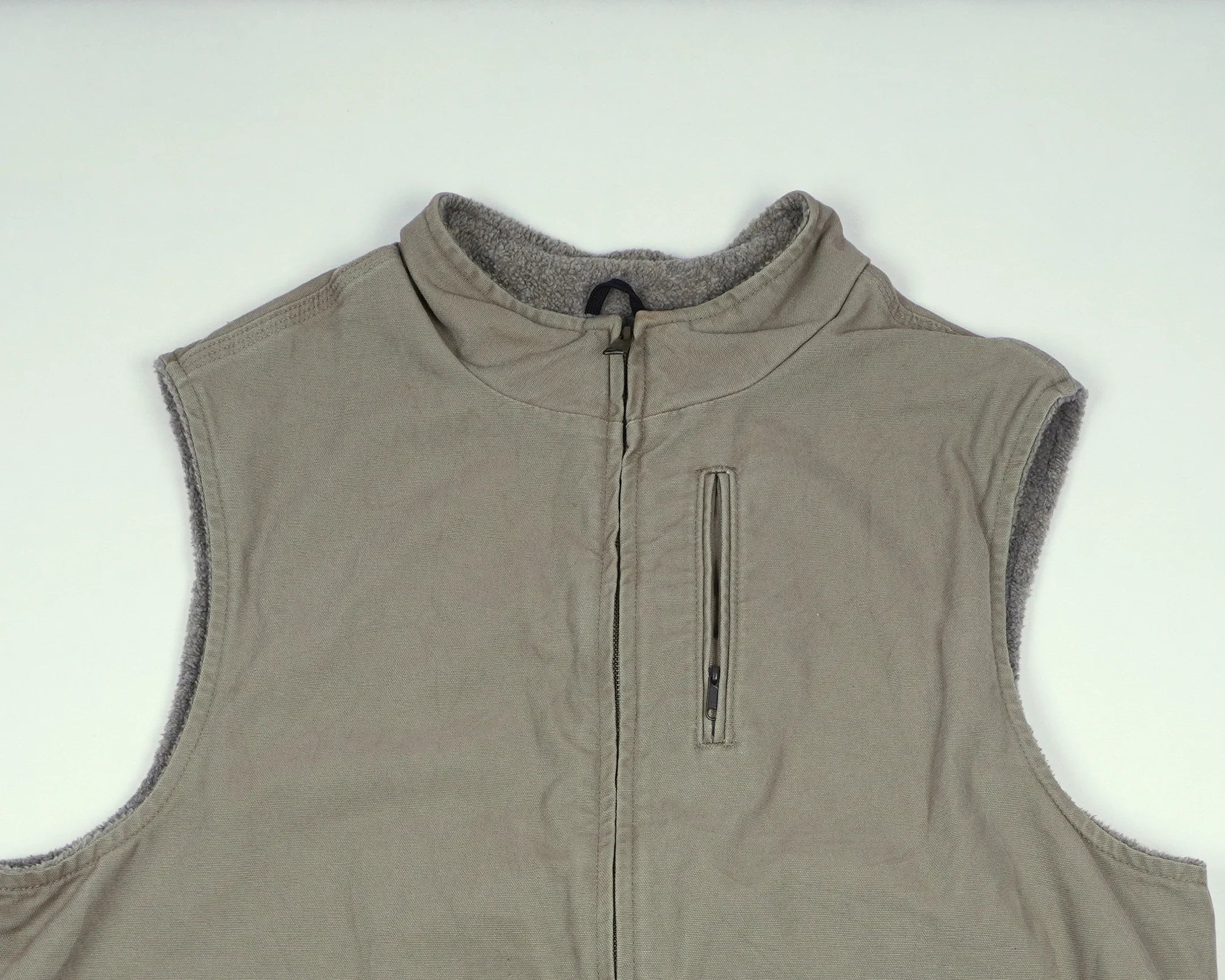 Carhartt Beige Vest XXL Cotton, Polyester
