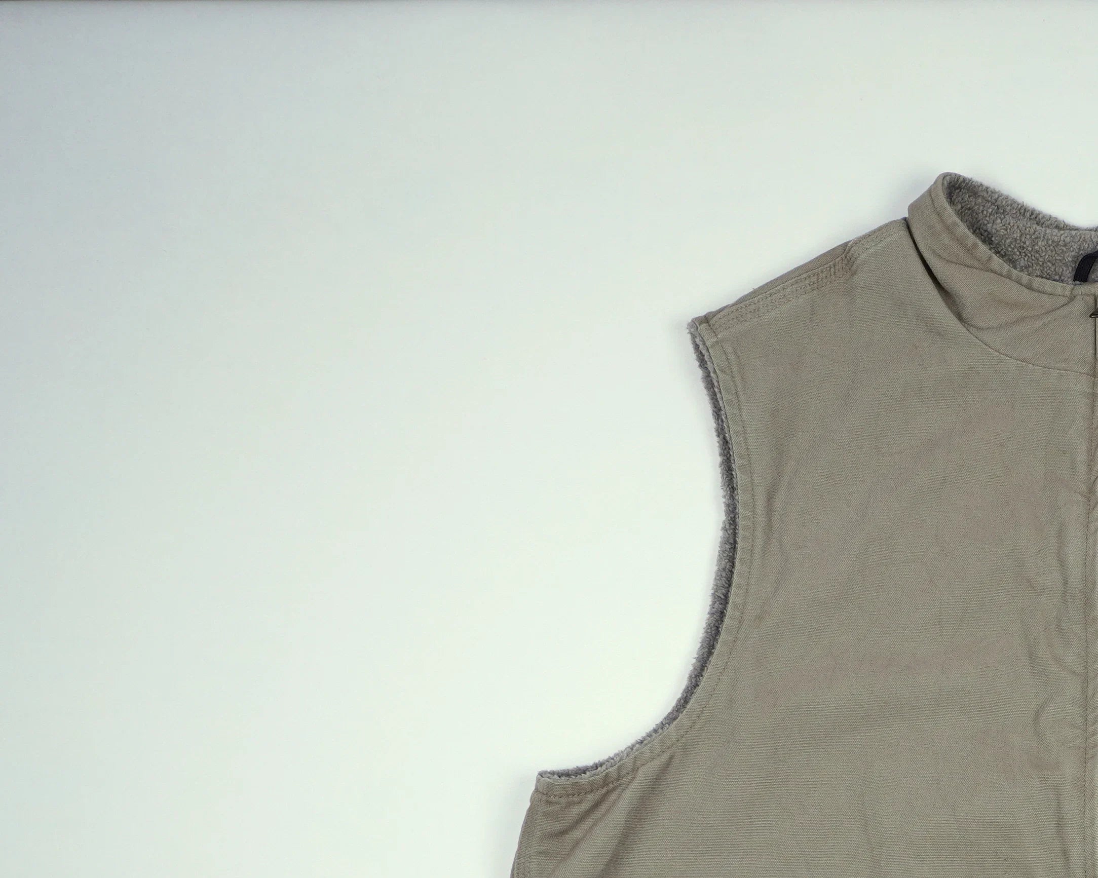 Carhartt Beige Vest XXL Cotton, Polyester