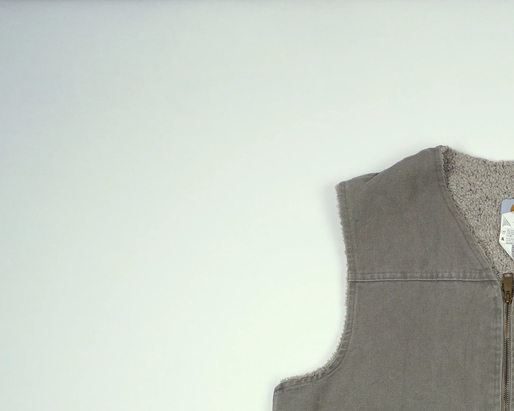 Carhartt Grey Vest S Cotton, Polyester