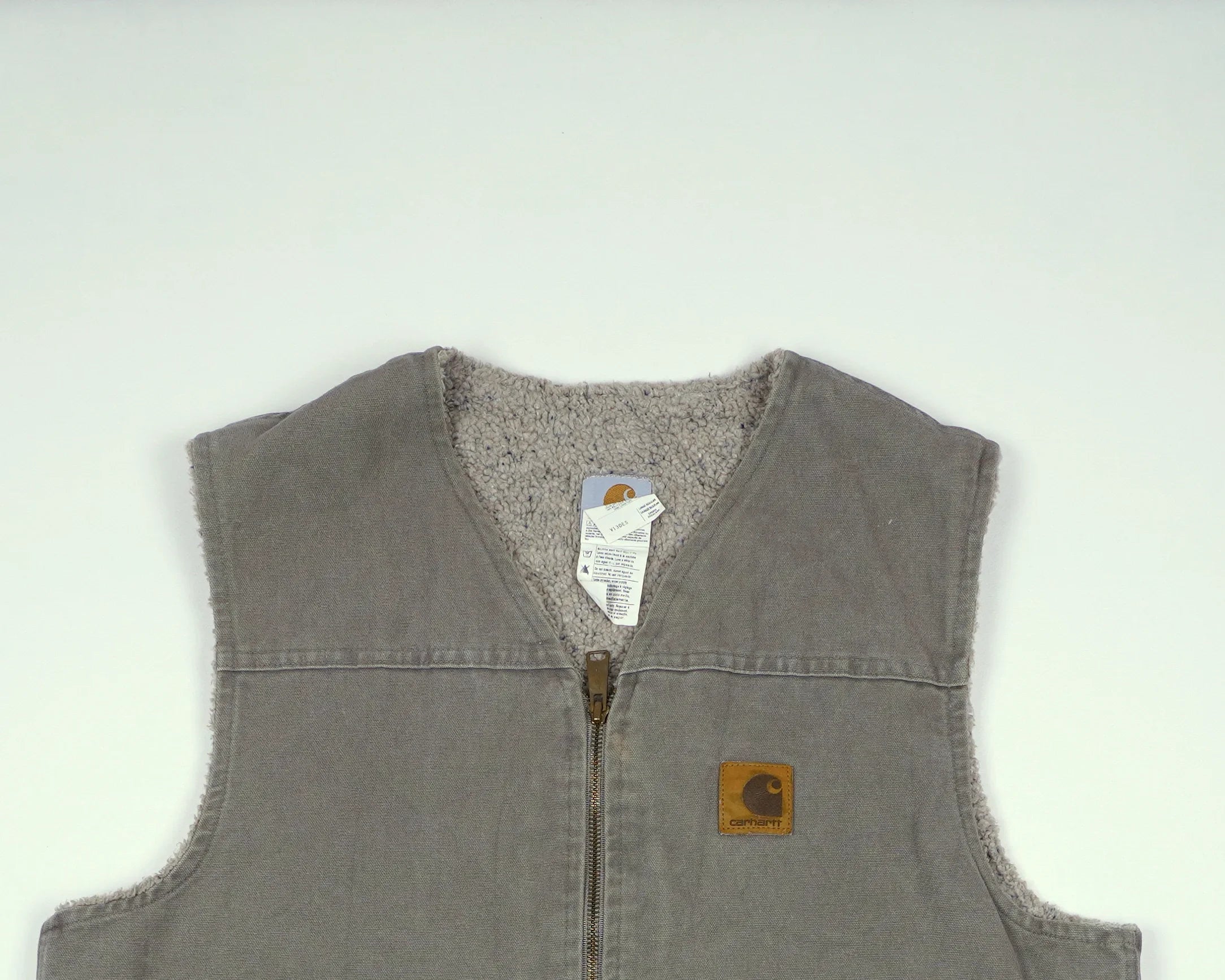 Carhartt Grey Vest S Cotton, Polyester