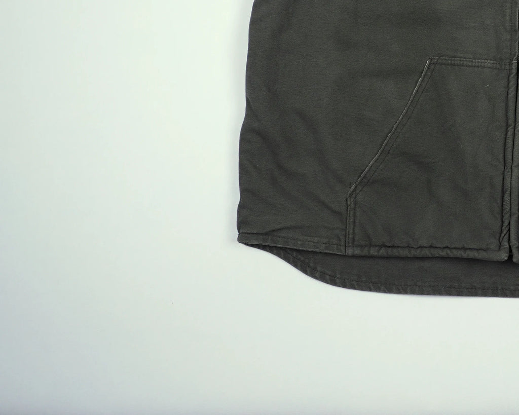 Carhartt Green Vest XL Canvas, Fleece