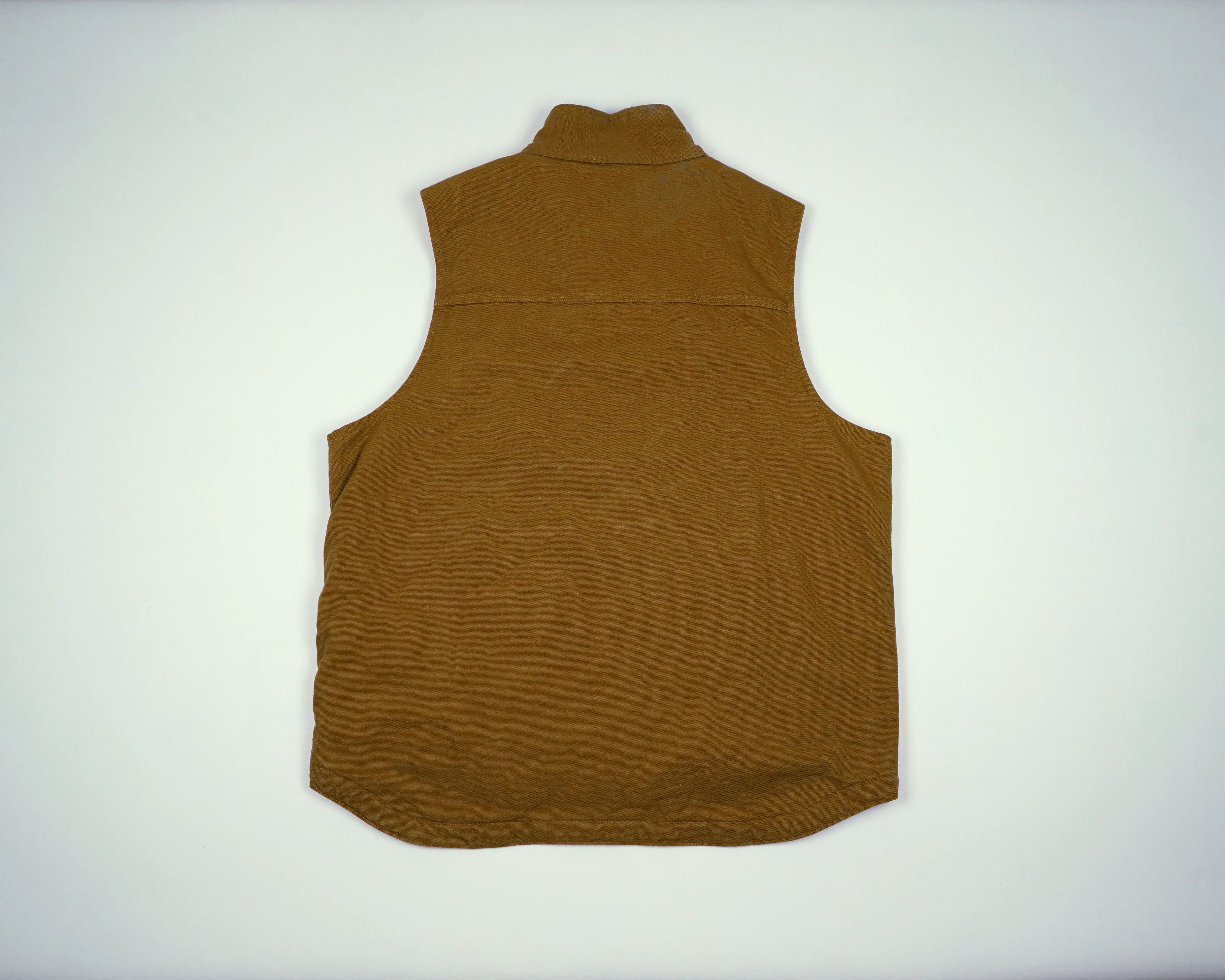 Carhartt Brown Vest L Canvas, Sherpa