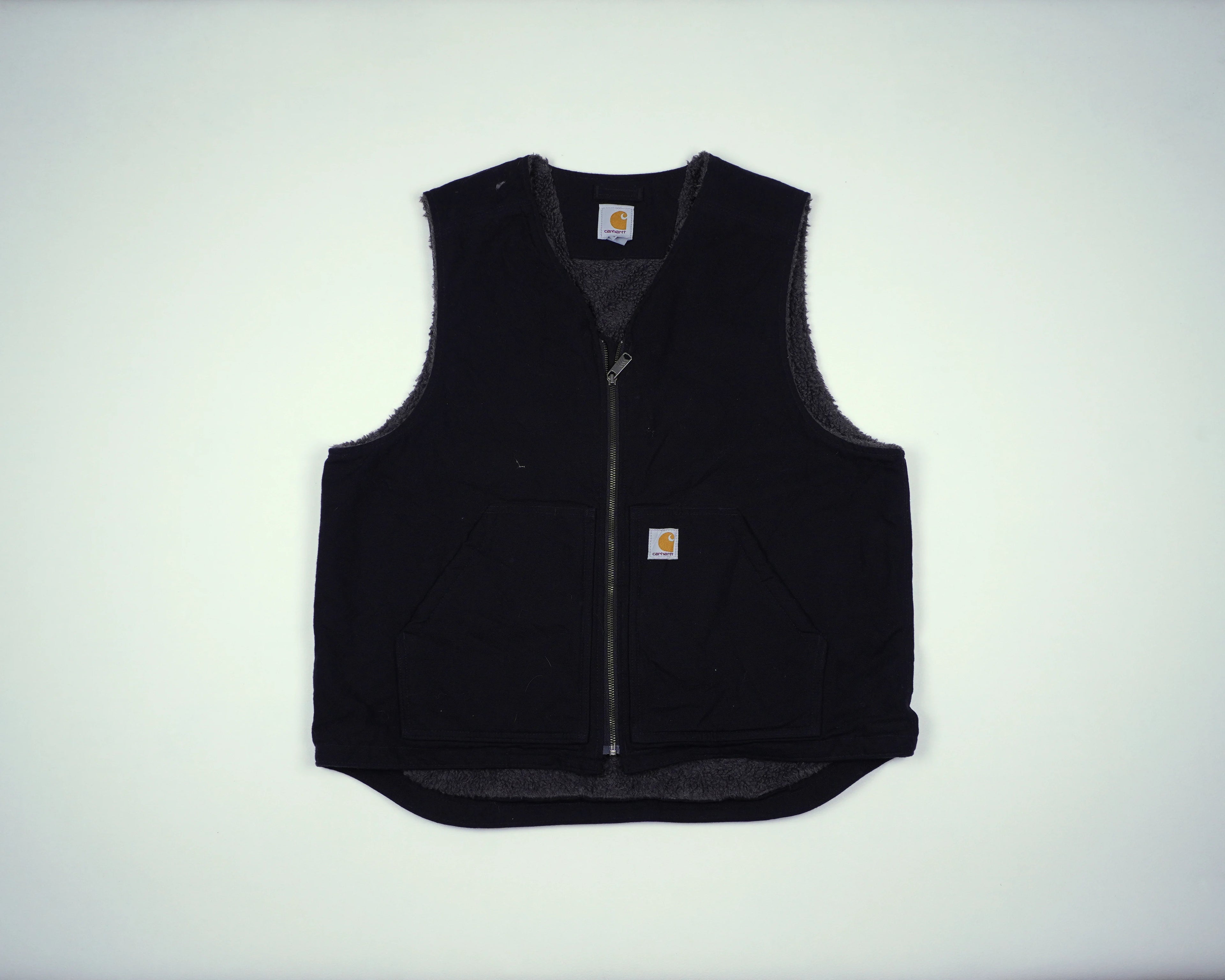 Carhartt Black Vest L Cotton, Polyester