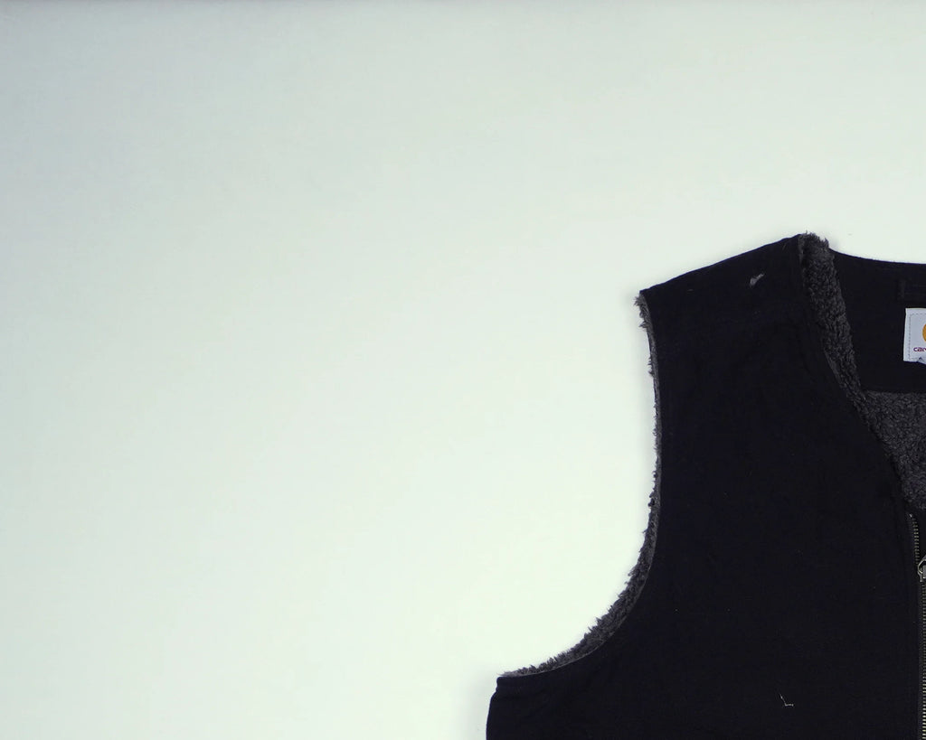 Carhartt Black Vest L Cotton, Polyester