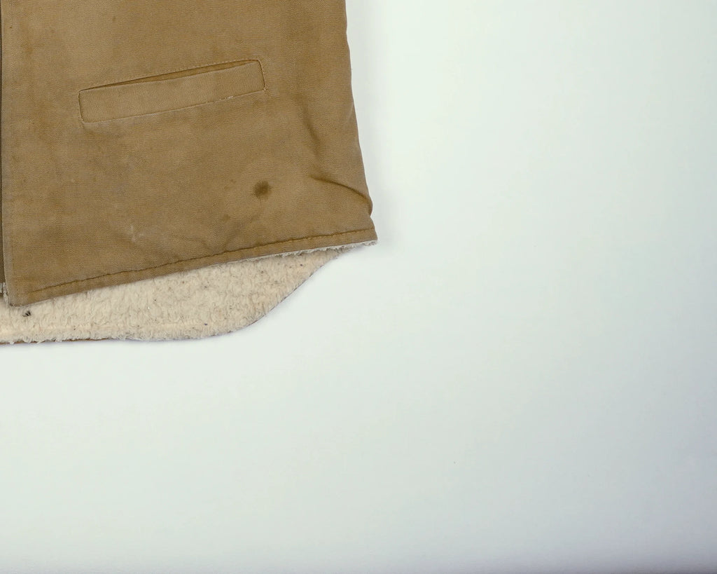 Carhartt Brown Vest L Canvas, Sherpa