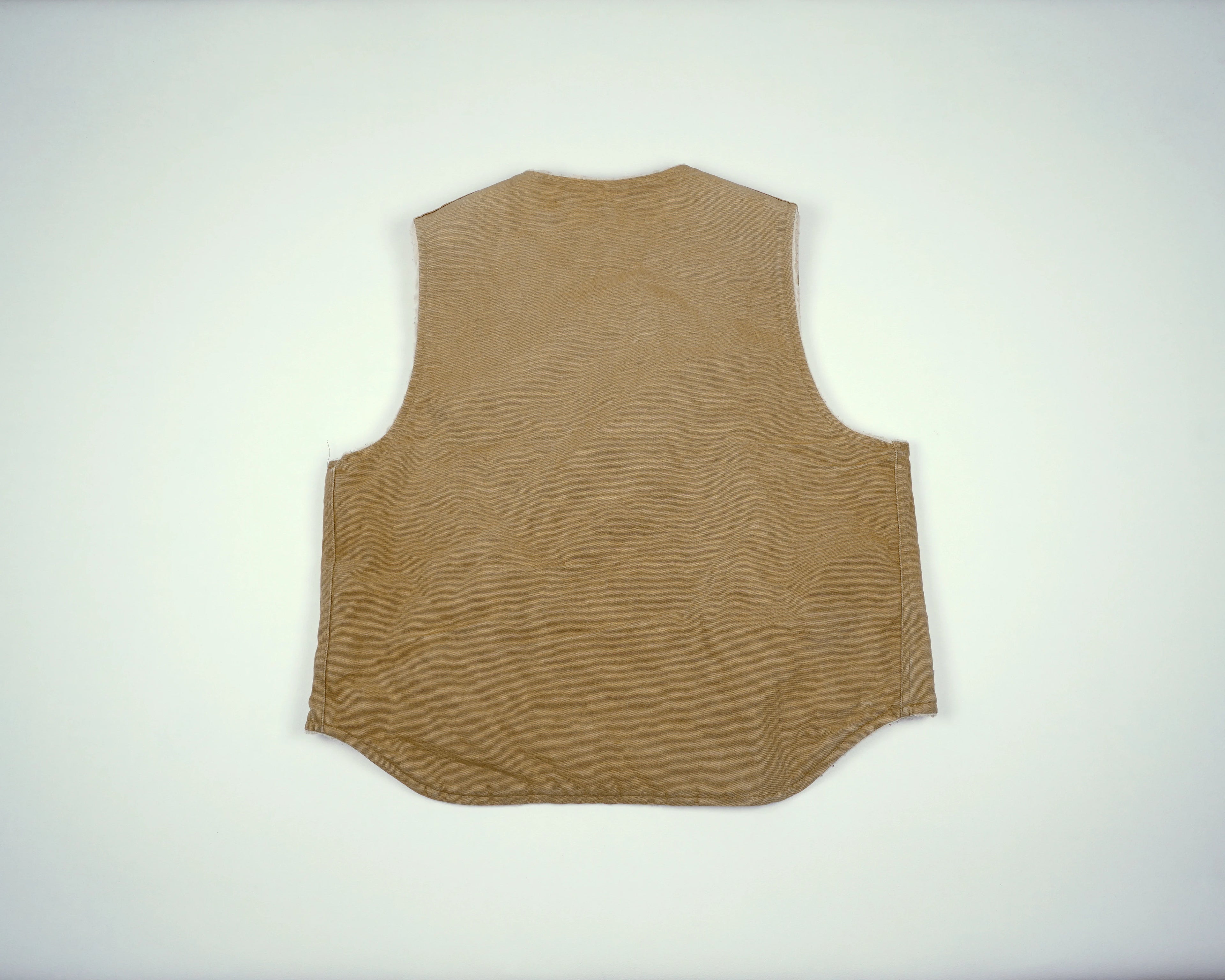 Carhartt Brown Vest L Canvas, Sherpa