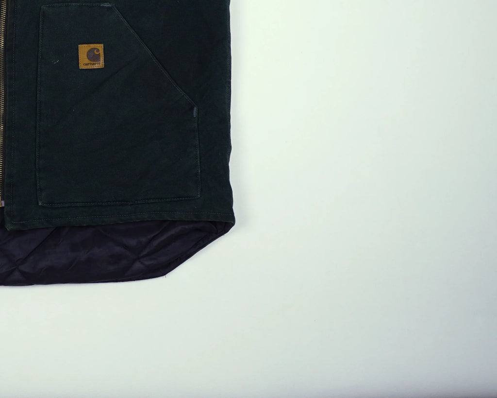 Carhartt Black Vest S Cotton, Polyester