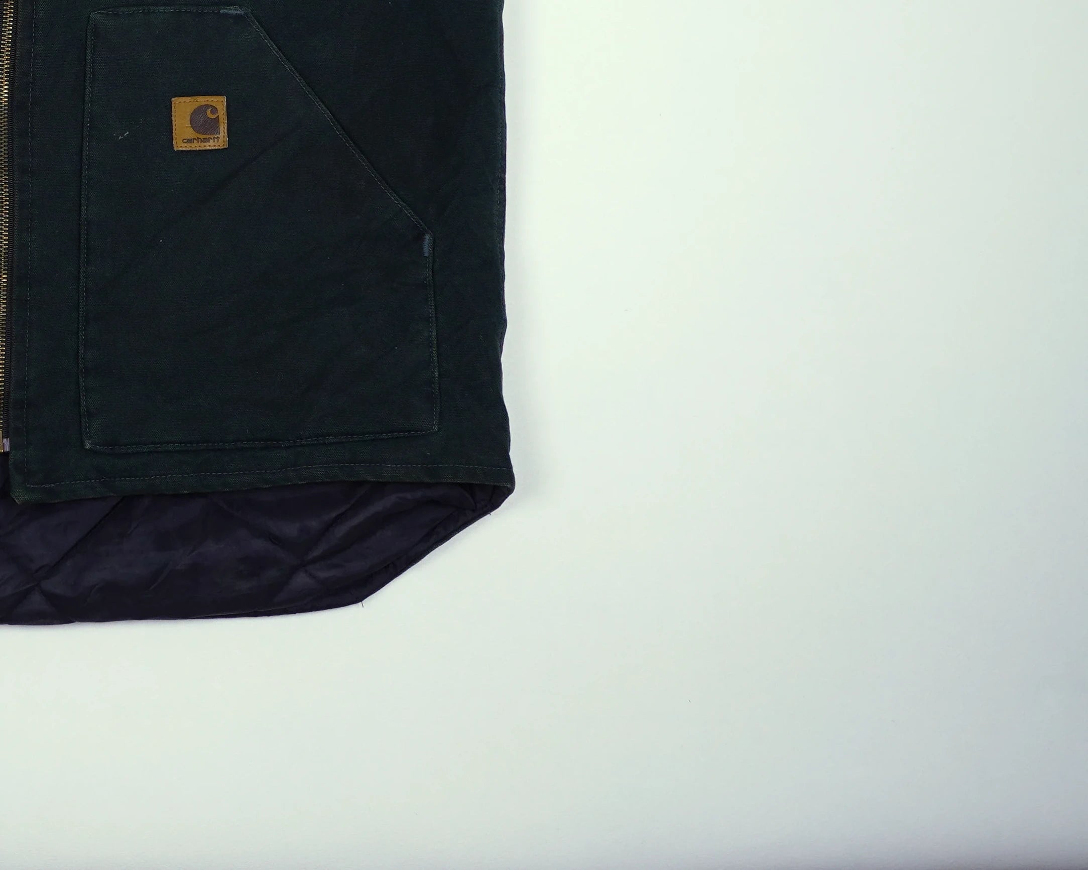 Carhartt Black Vest S Cotton, Polyester