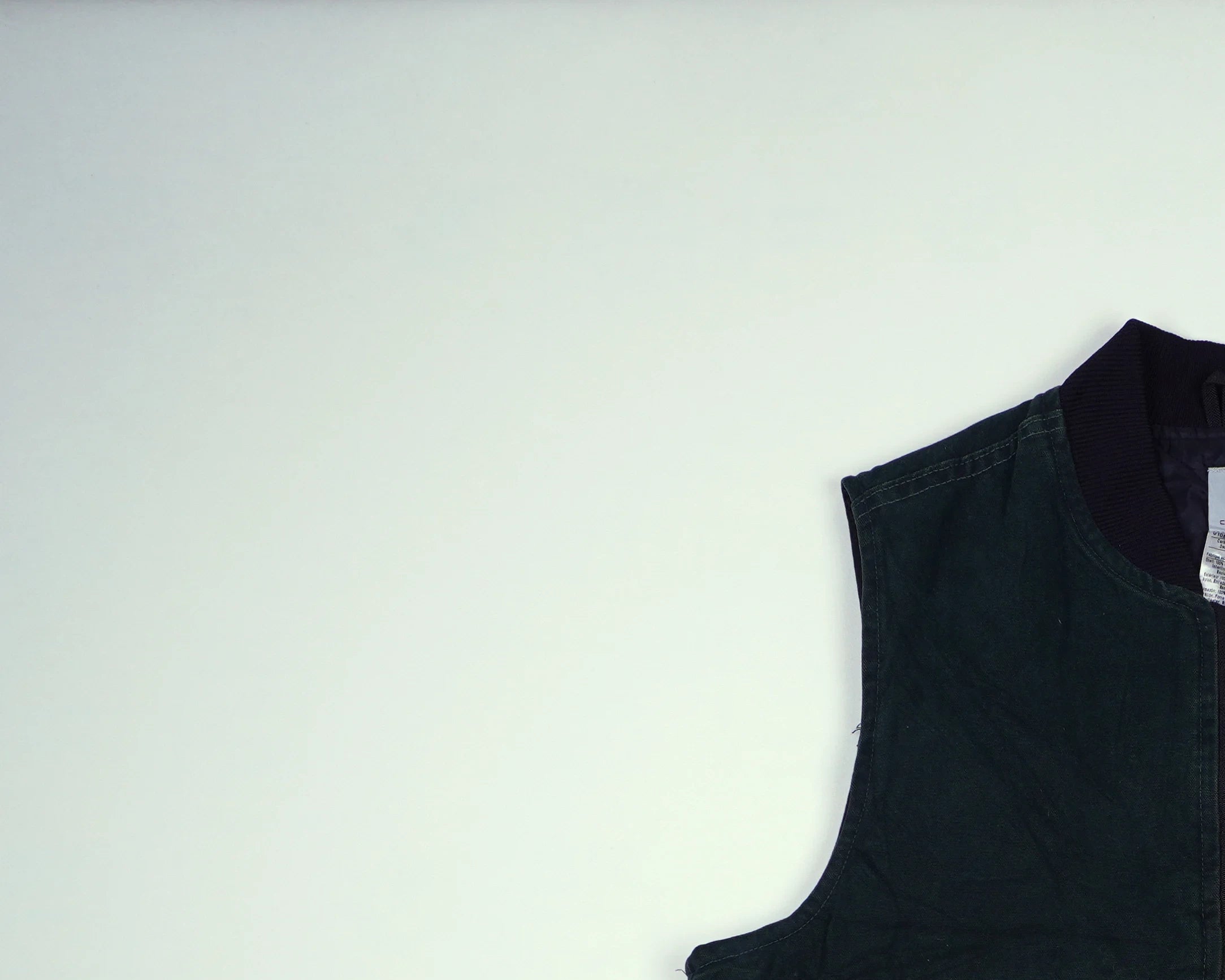 Carhartt Black Vest S Cotton, Polyester