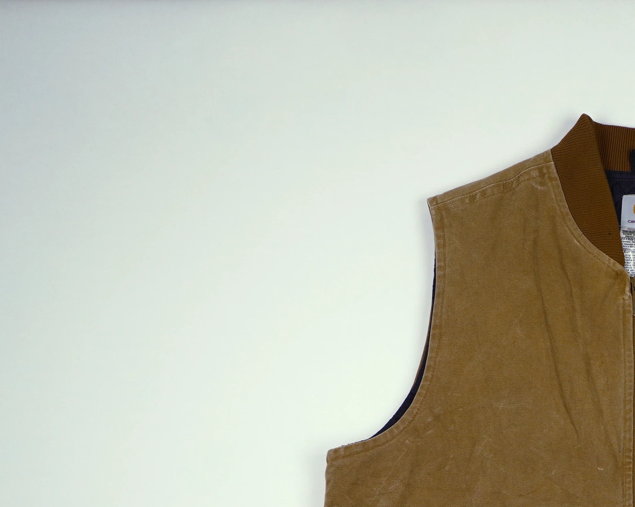 Carhartt Brown Vest XL Canvas, Polyester