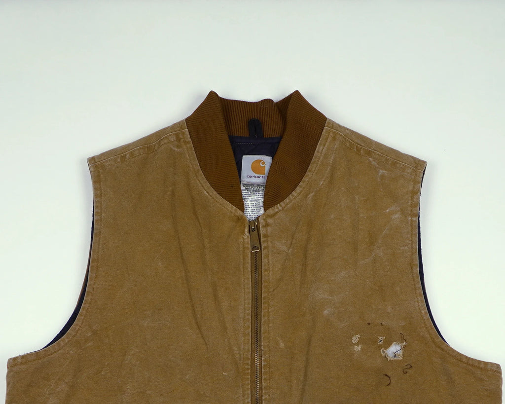 Carhartt Brown Vest XL Canvas, Polyester