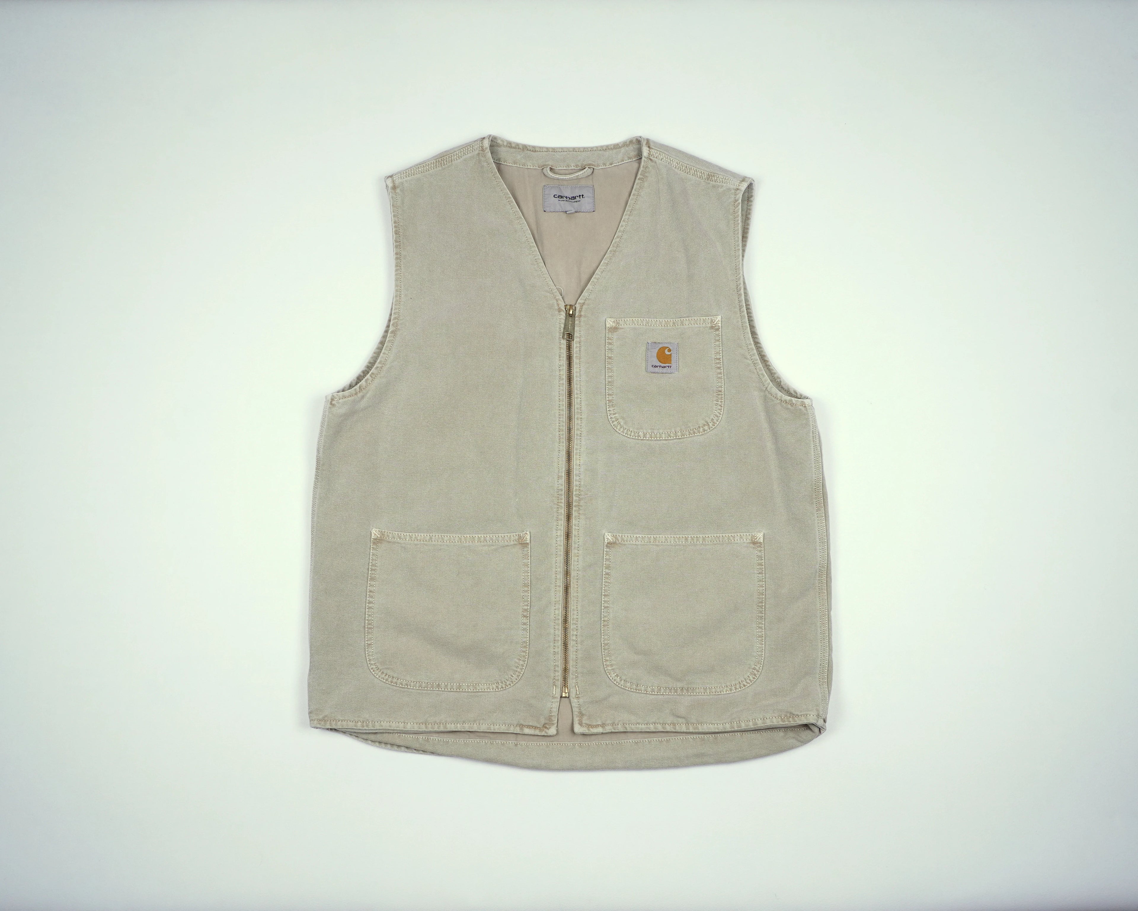Carhartt Beige Vest M Cotton